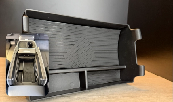 caja almacenamiento debajo del reposabrazos