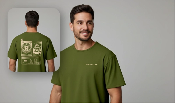 camiseta verde aion ut