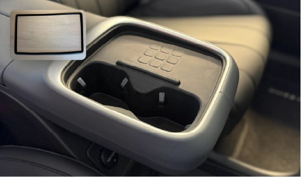 cubierta de pantalla 14.6 pulgadas + posavasos carga inalámbrica