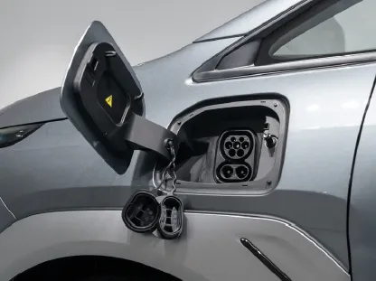 Cargando vehículo eléctrico GAC AION ES en casa con cargador nivel 2