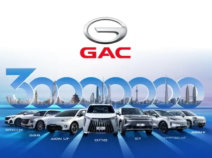 Ceremonia de GAC Group celebrando la producción del vehículo número 30 millones en Guangzhou, China
